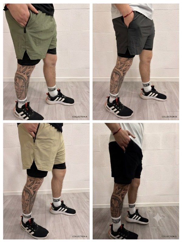 Short hombre de lycra con calza
