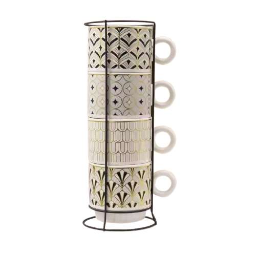 Producto - Taza De Café x4 Apilable