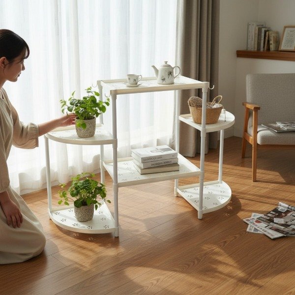 Producto - SOPORTE PARA PLANTAS PLÁSTICO DECO 97X65 CM