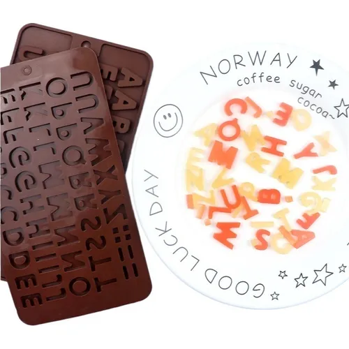 Producto - Molde Silicona Abecedario ABC y simbolos