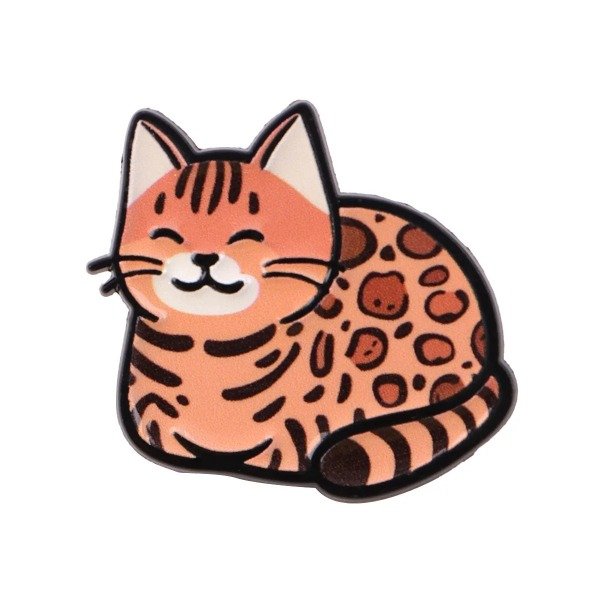 Producto - Pin Michi - Acostado atigrado