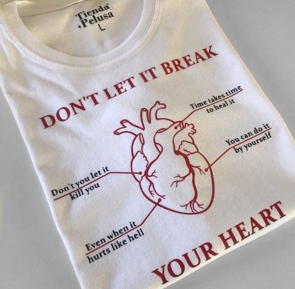 Remera Don't let it break your heart — imagen 2