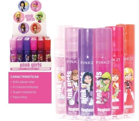 Producto - Gloss saborizado roll-on Pink 21
