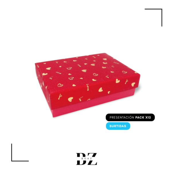 Producto - ESTUCHE REGALO X 12 PCS 7X9 CM CON BRILLO C.SURTIDO - 2030-3