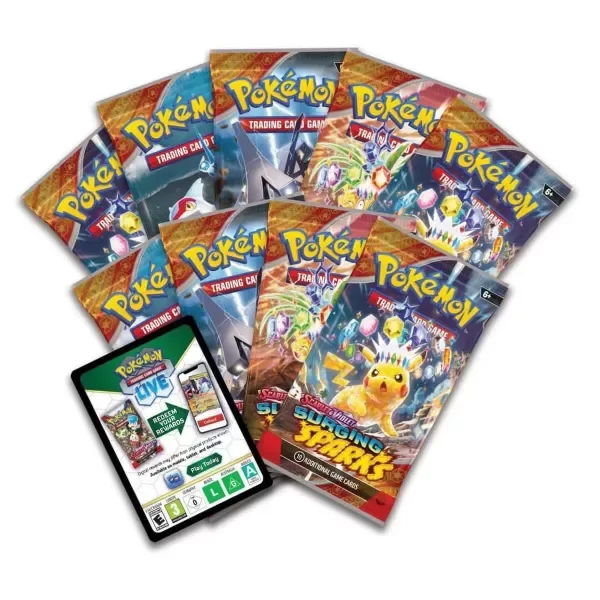 Producto - Surging Sparks Elite Trainer Box - ORIGINAL - INGLES - 1