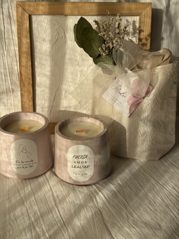 Producto - Día de la madre - Vela aromática con frase - 1