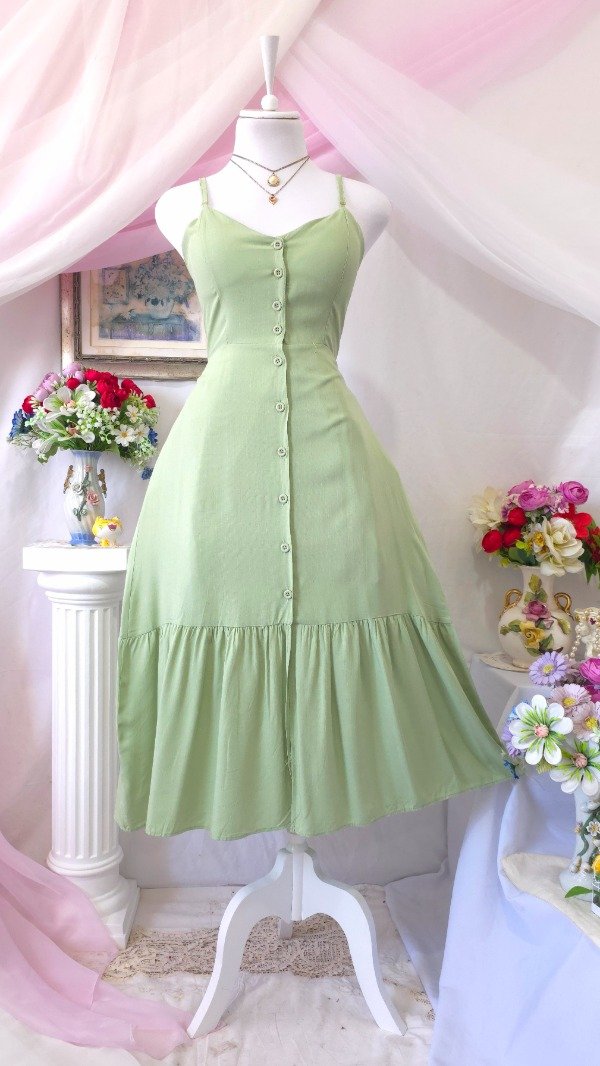 Producto - Vestido Marian Verde Claro! IMPORTADO NUEVO