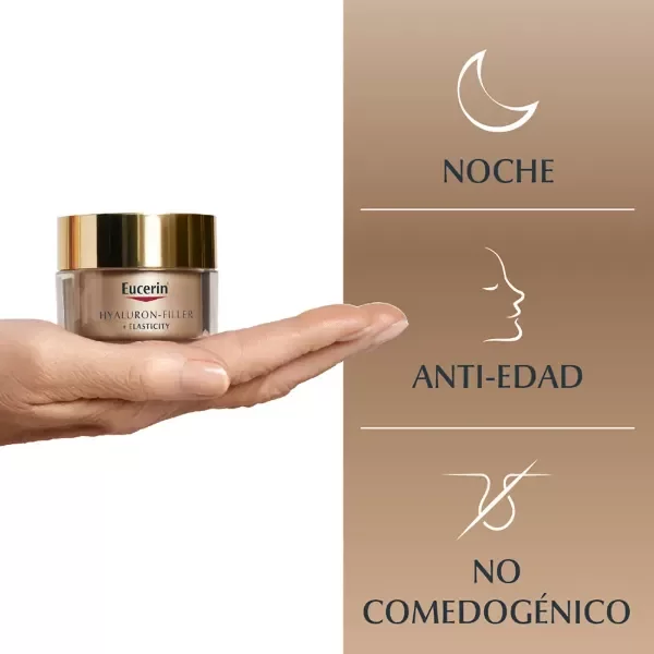 Producto - Crema Anti-Edad de Noche Eucerin Hyaluron-Filler + Elasticity x 50 ml - 1