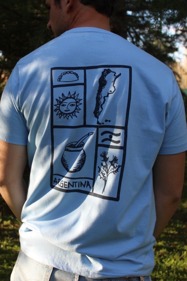 Producto - Remera Argentina Celeste