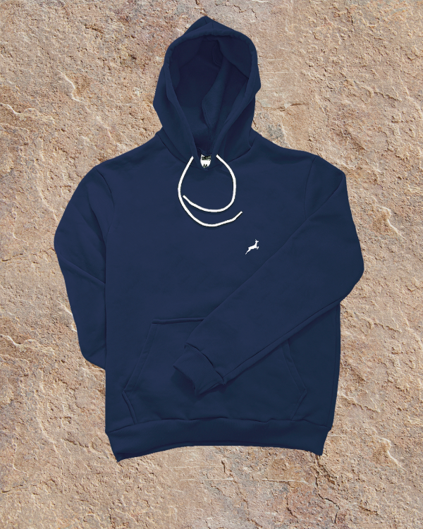 Producto - Buzo Canguro Liso Algodón - Azul