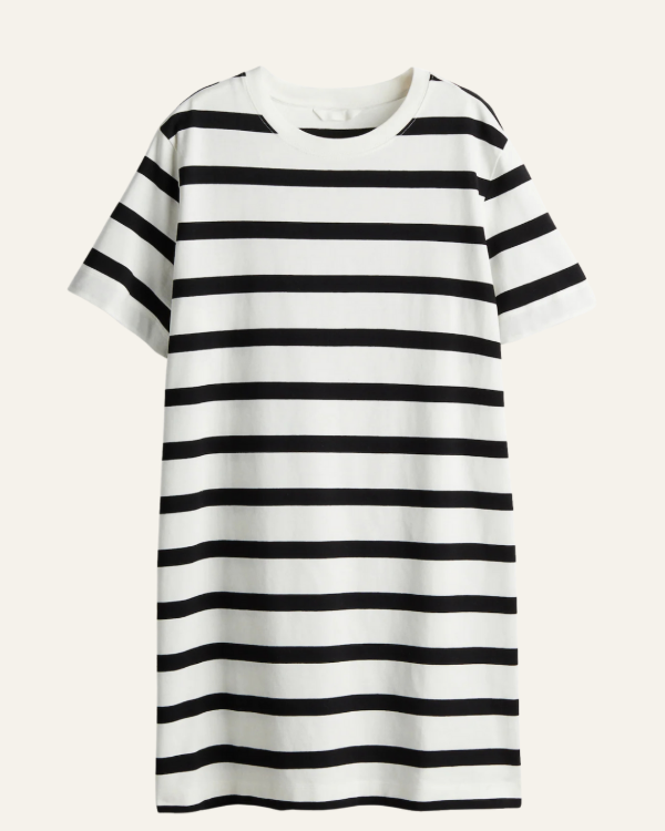 Producto - Remeron HYM Mujer Rayado Blanco y Negro