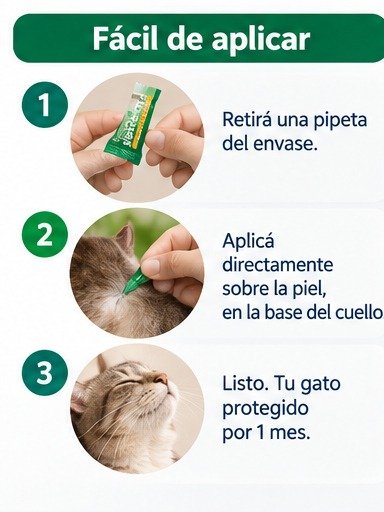 Producto - Pipeta Antipulgas Fleanet Cat Para Gatos - 5