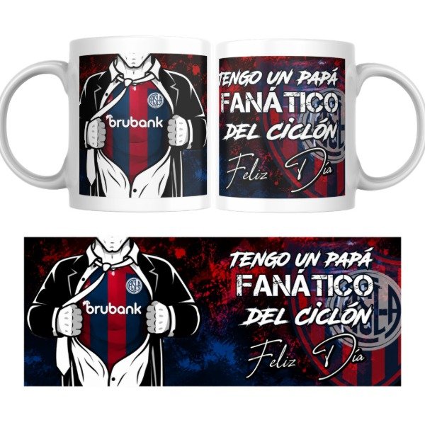 Producto - Taza - Dia del padre - Yo tengo un papá fanático del ciclon (San Lorenzo)