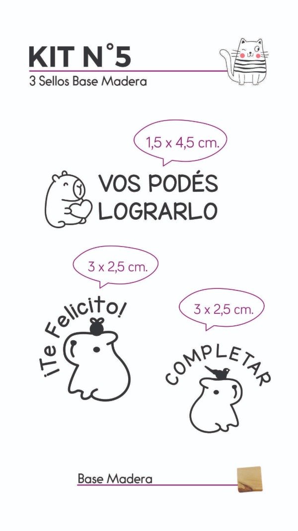 Producto - Sellos Kit 5 Docente