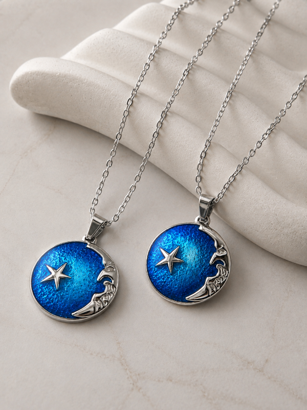 Producto - CADENA SOL LUNA CIELO BRILLANTE 1100