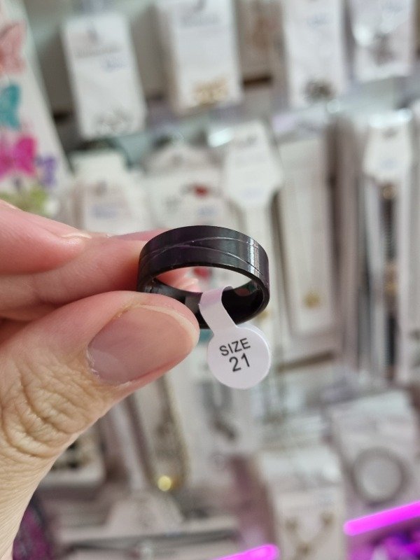 Producto - Anillo Acero Quirúrgico Negro - 2