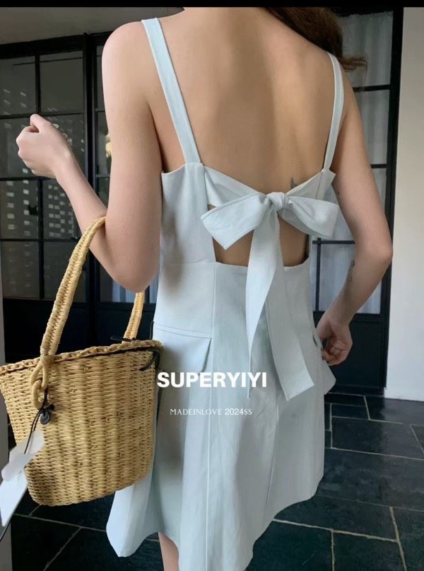Producto - Vestido con lazo en espalda