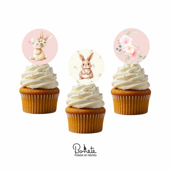 Producto - TOPPERS X 12U CONEJITA