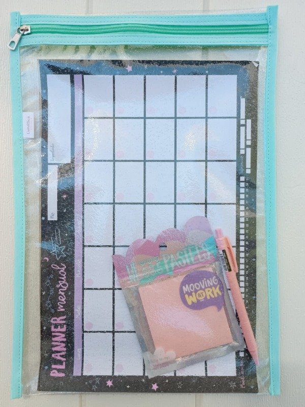 Producto - Sobre Cristal Grande Glitter Oficio Verde