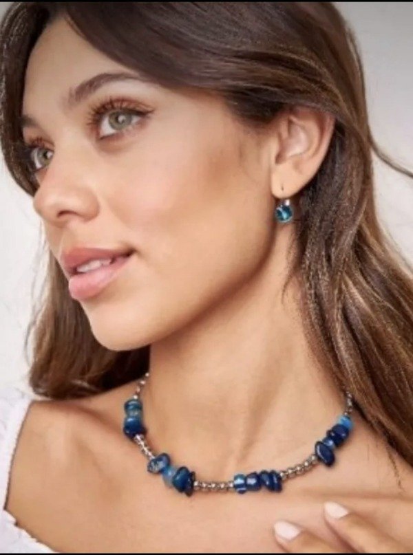 Producto - Cadena Piedras Azules SOHO