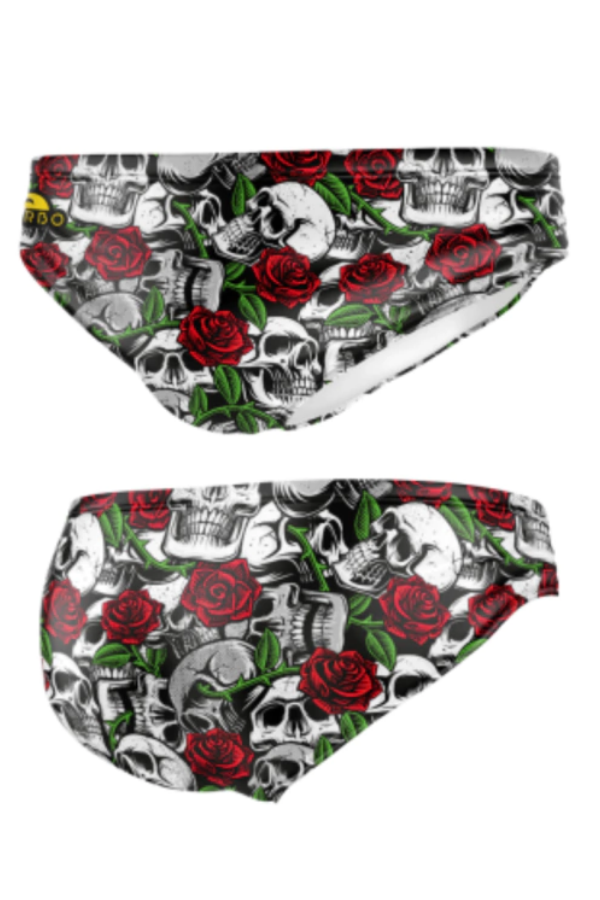 Producto - SLIP TURBO SKULLS AND ROSES (L, XL) - 0