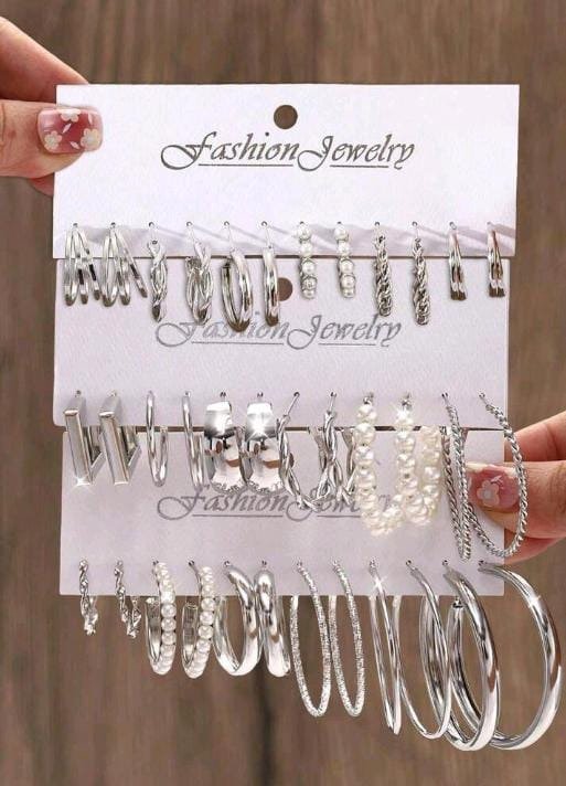 Producto - Aros bijou plateados