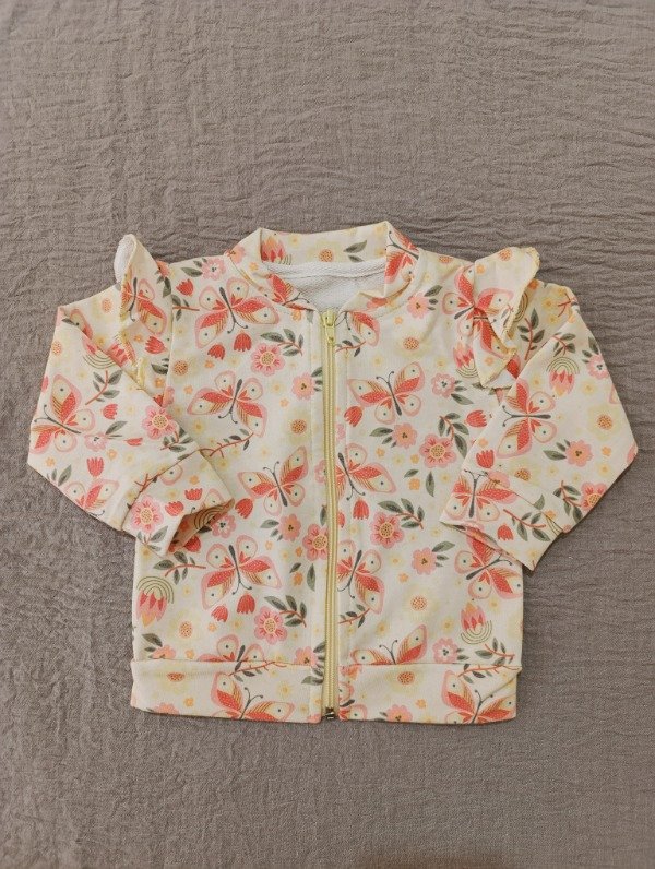 Producto - 18-24 MESES - Campera de algodón rústico - Mariposas