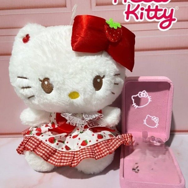 Producto - Hello Kitty moño rojo 20cm