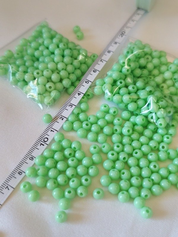 Producto - Bolitas verde agua 6 mm - 2