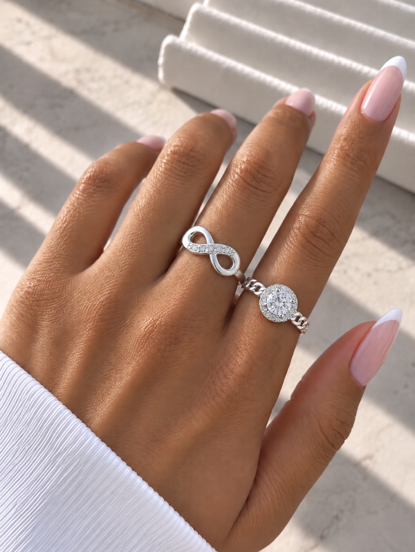 Producto - ANILLO DE PLATA CUBICS 0223