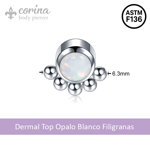 Producto - Dermal Top Opalo Filigranas