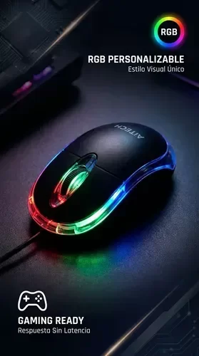 Producto - Mouse AITECH AI-022 Con Cable Luz Led 7816