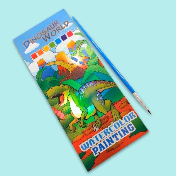 Producto - Dinos para colorear con acuarelas - C1