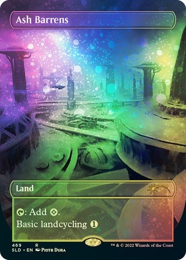 Producto - Ash Barrens (Secret Lair) (Borderless) (Galaxy Foil)