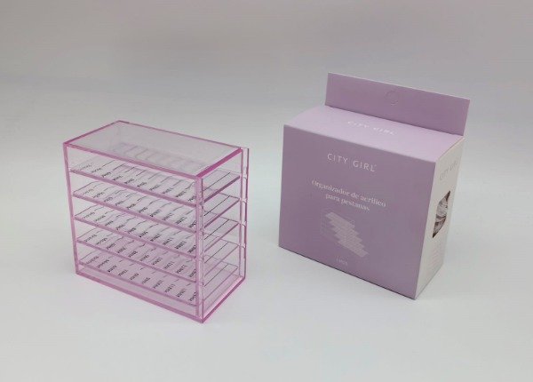 Producto - Organizador Acrílico de Pestañas  - City Girl - 1