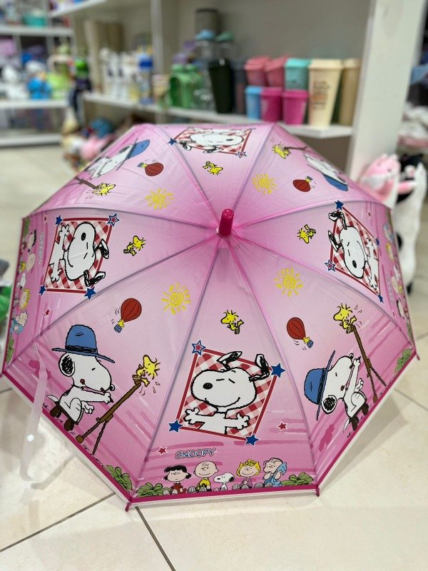 Producto - Paraguas de snoopy color rosado
