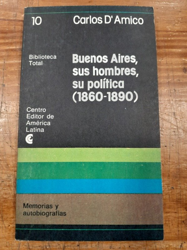 Producto - Buenos Aires sus hombres su política 1860 1890 - Carlos Damico