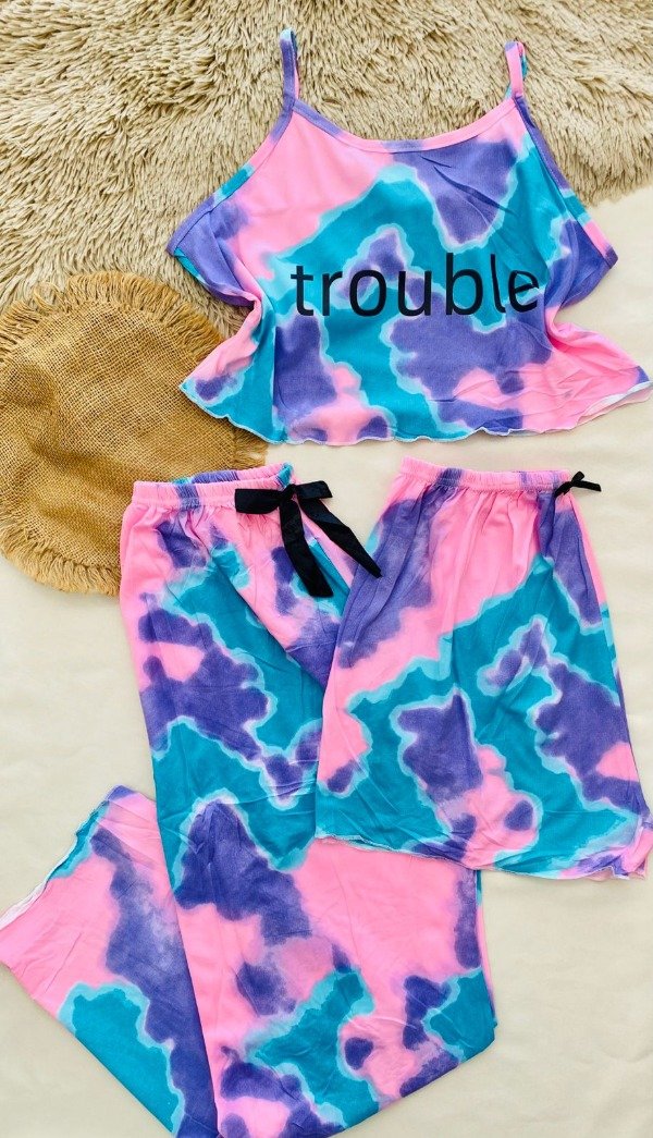 Producto - UNIDAD - PIJAMAS DAMA 3 PIEZAS.