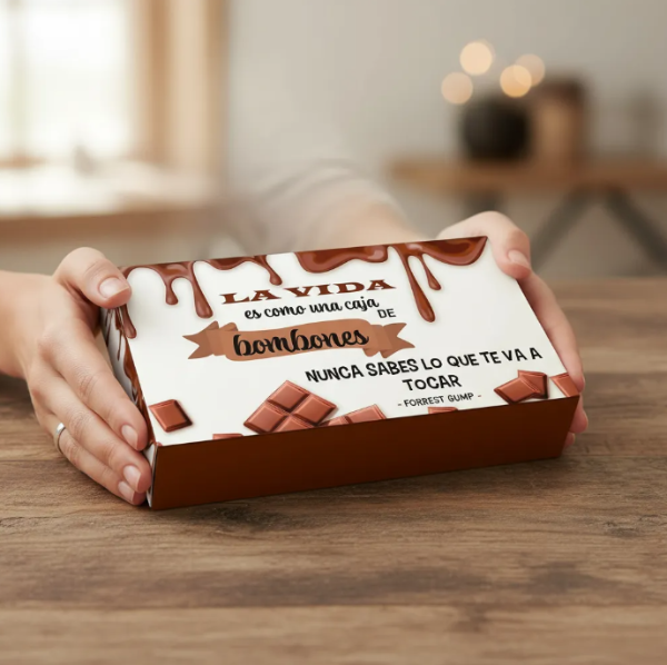 Producto - Kit Imprimible Caja Fosforera Para Bombones Editable
