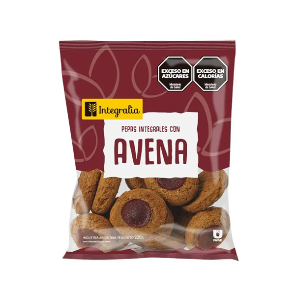 Producto - Pepas integrales con avena Integralia