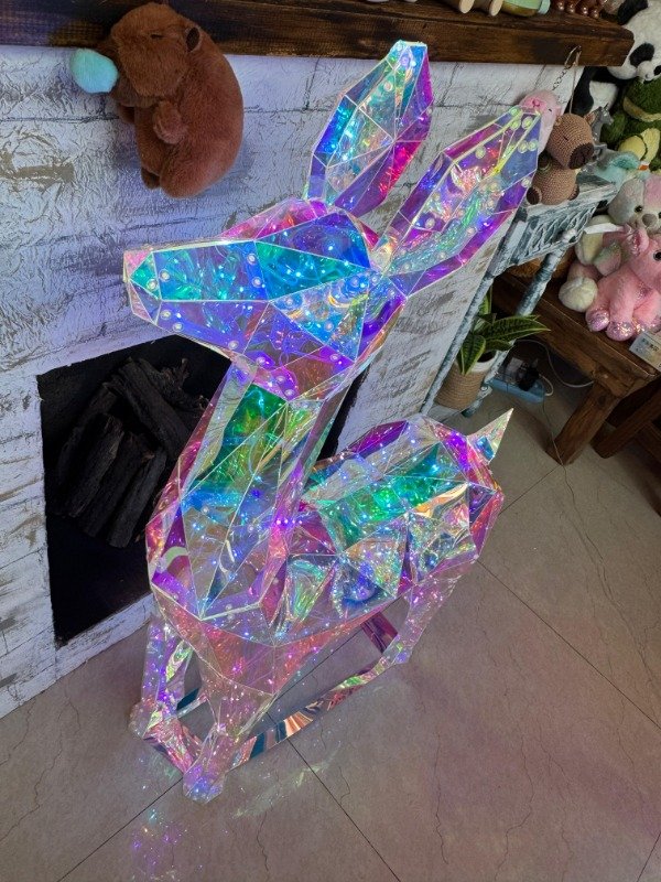 Producto - Ciervo tornasolado luminoso 1mts- (Efectivo: 330.320)