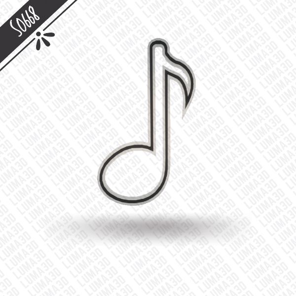 Producto - S0668 - Nota músical