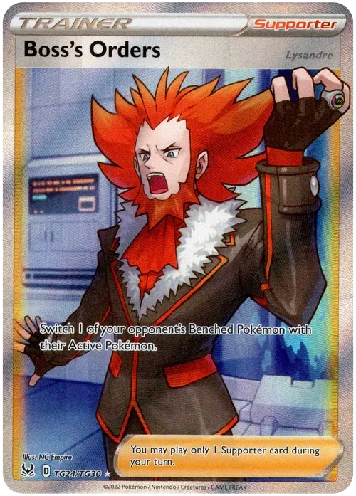 Producto - Boss's Orders Full Art - TG24/TG30 - Lost Origin - Holo