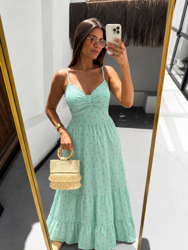 Producto - VESTIDO SOFIA CORAZONES (VERDE)