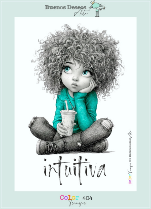 Producto - Lámina DTF Termotransferible A4 Colección Personalidades 404 - Buenos Deseos
