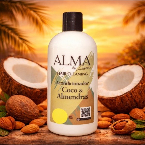 Producto - acondicionador de coco y almendras alma x 500 ml