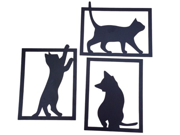 Producto - Cuadros triptico gatos