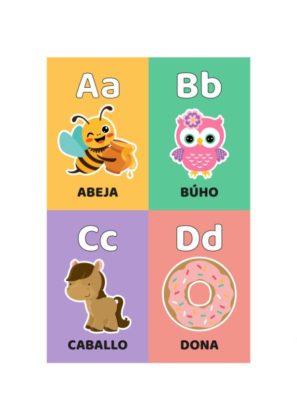 Producto - PDF TARJETAS ABC, NUMEROS Y VOCALES - 0