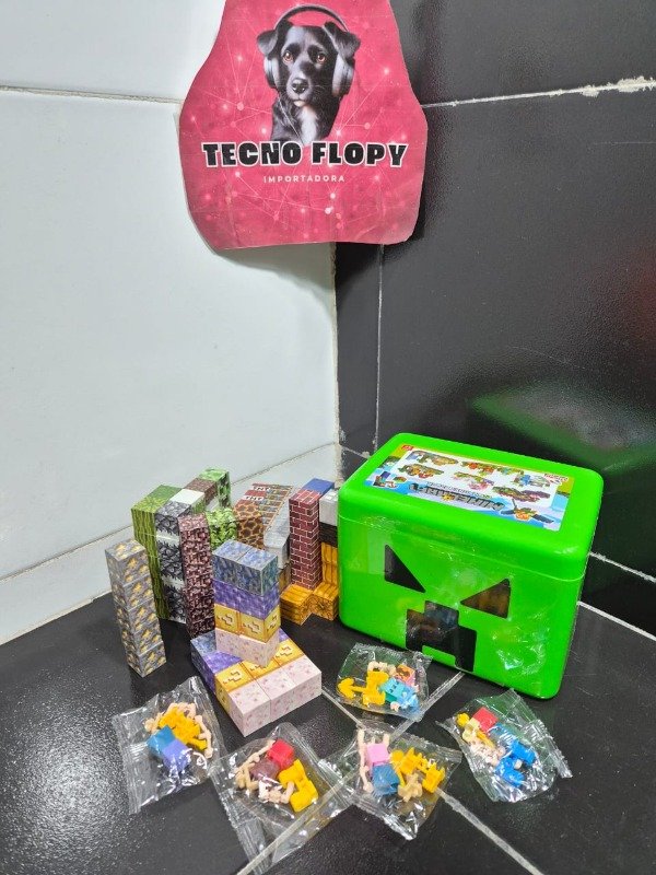 Producto - Minecraft 160 piezas bloques ladrillos con estuche