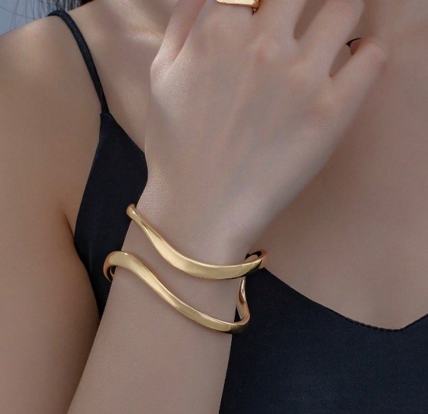 Producto - BRAZALETE SIENA DORADO Y PLATEADO - 1